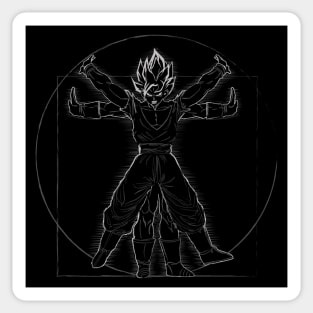 Vitruvian Saiyan (Classic Variant) Sticker